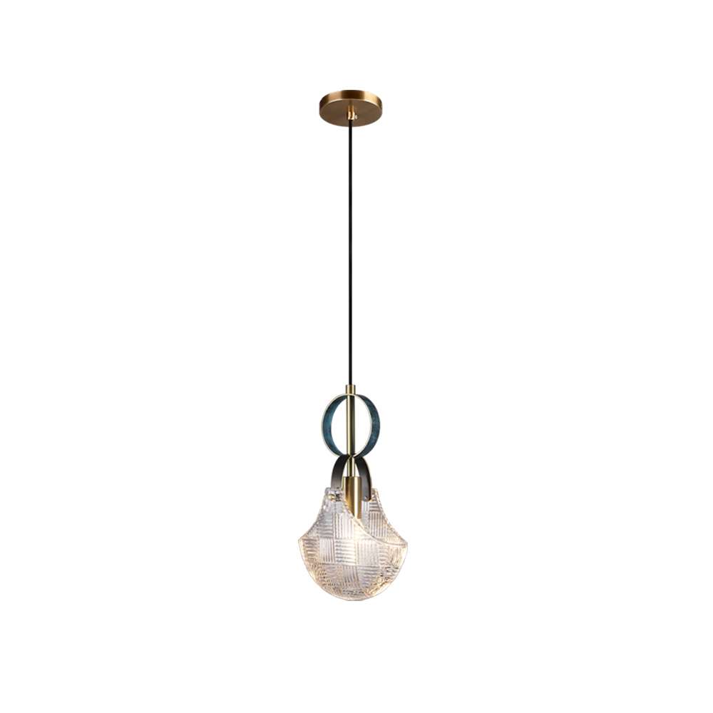 modern glass shade pendant