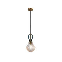 modern glass shade pendant