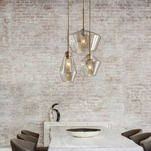 modern geometrical chandelier