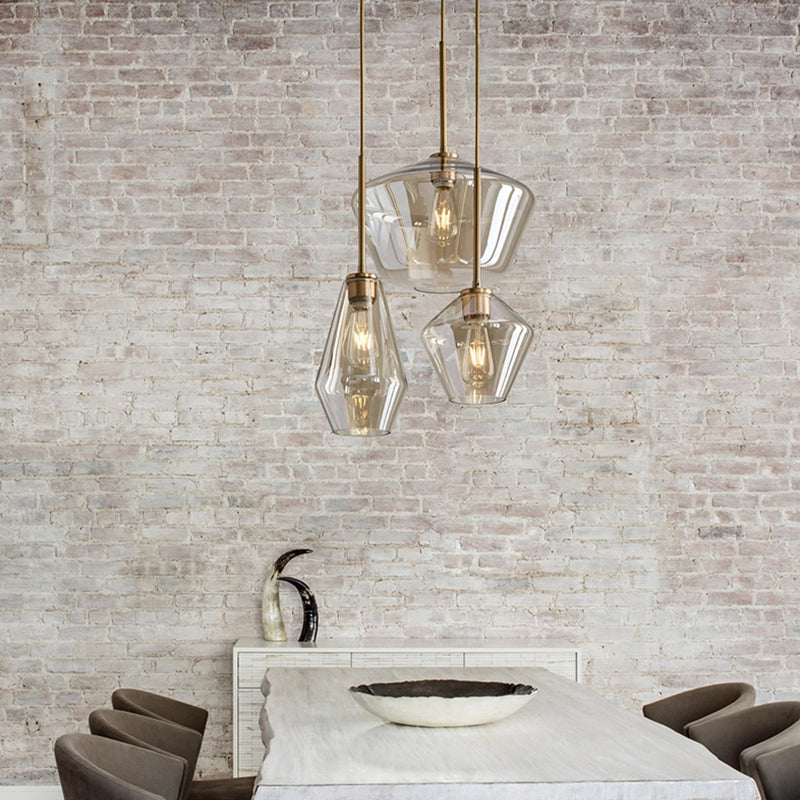 modern geometrical chandelier