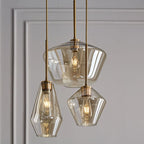 sculptural modern chandelier