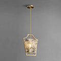 gold frame lantern pendant