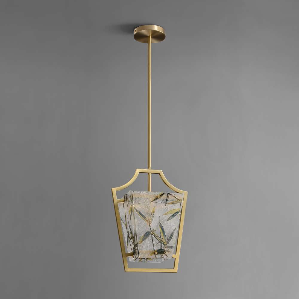brass pendant light