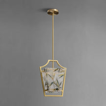 brass pendant light