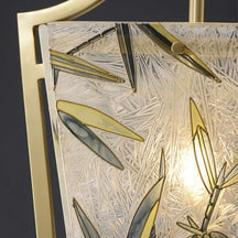 gold frame pendant