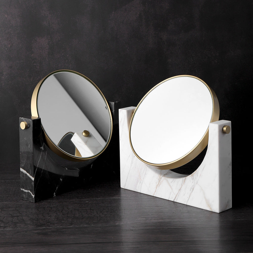 marble modern vanity mirrors