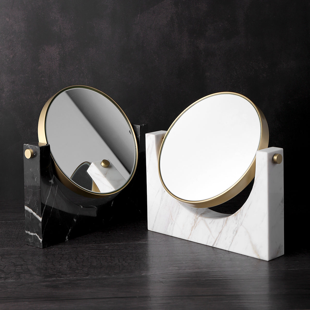 marble modern vanity mirrors