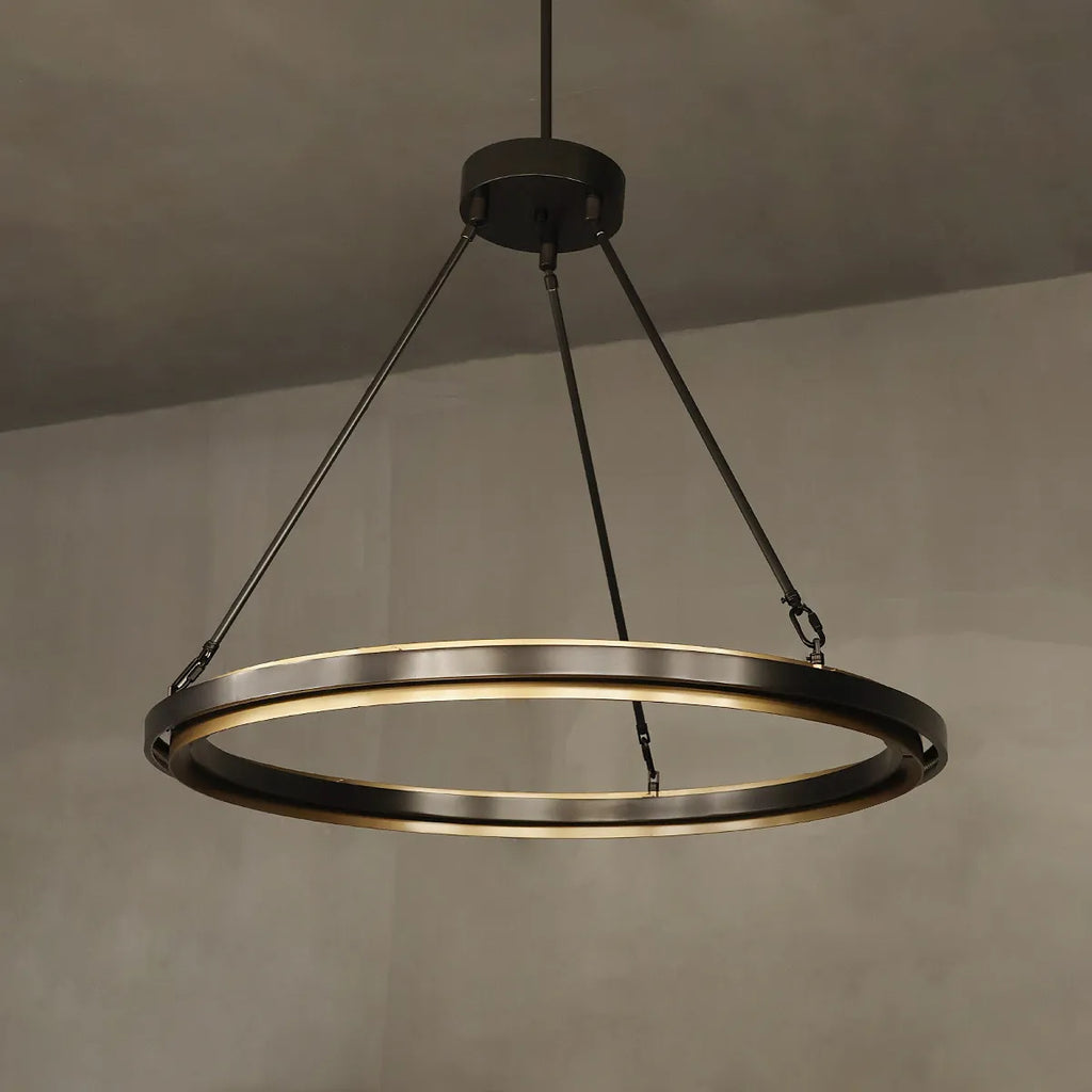 peralta round chandelier