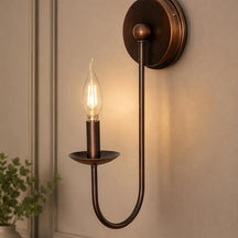 Philomena Single Sconce - Elegant Wall Light Fixture