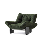 green accent chair