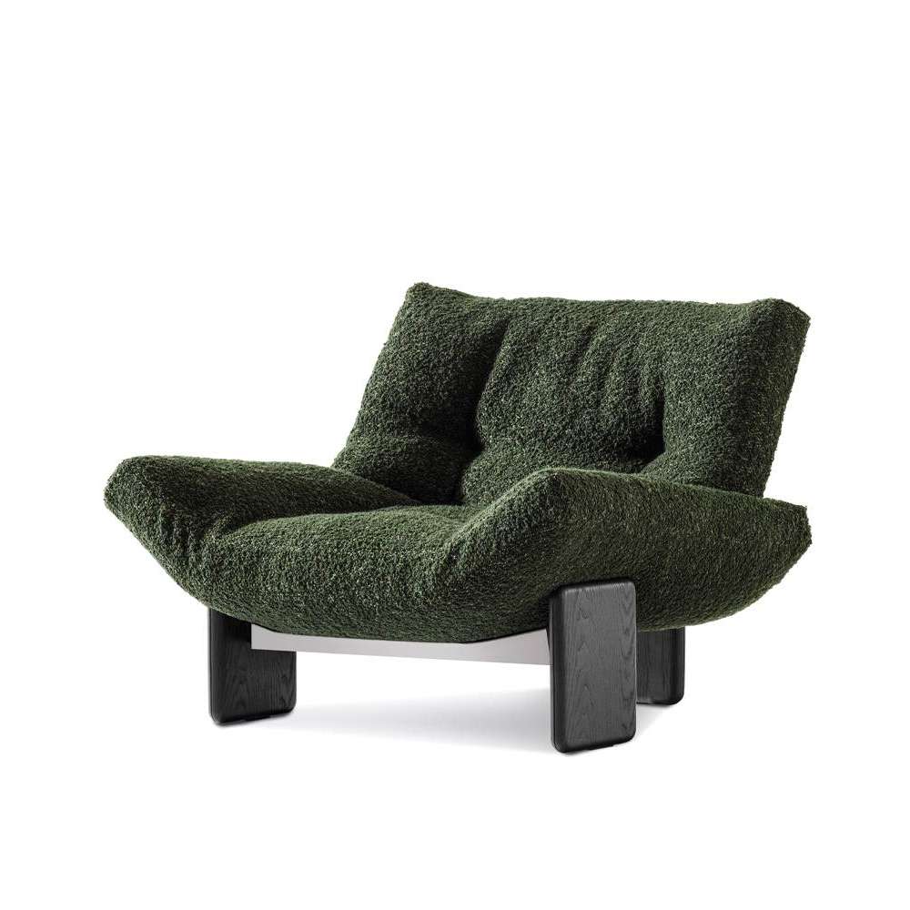green accent chair