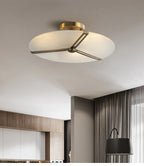 matte white ceiling fixture