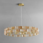 ring glass chandelier for living rooms