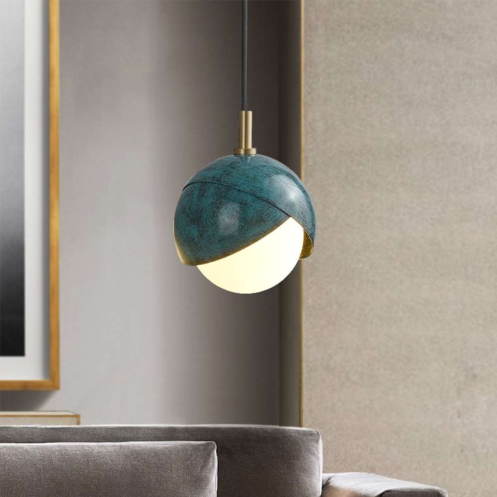 benedict brass pendant light