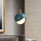 benedict brass pendant light