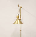 modern pulley sconce