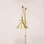 modern pulley sconce