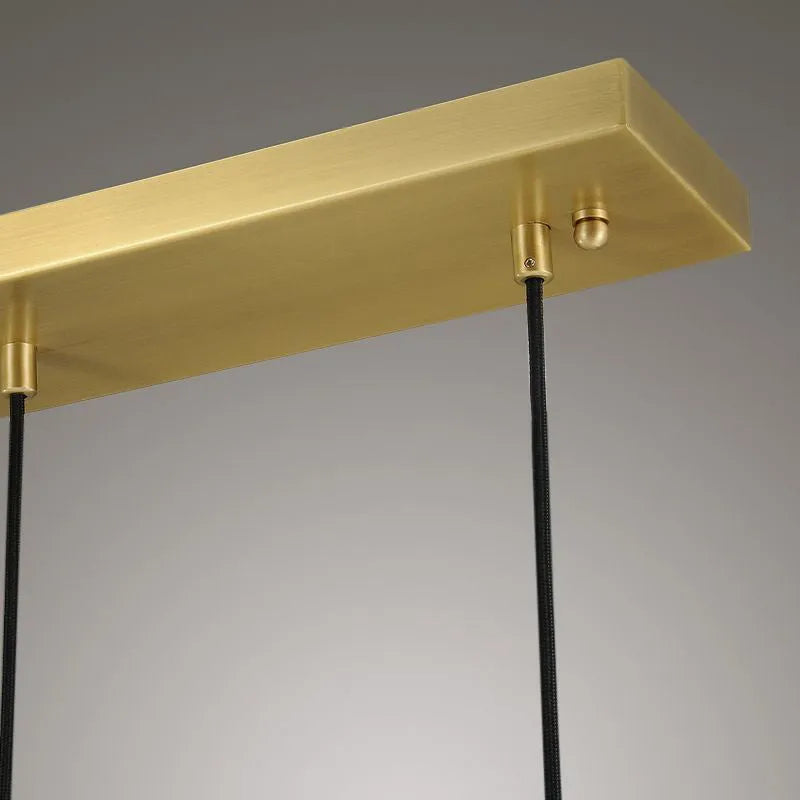 rain drops 3 lights rectangular chandelier