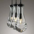 rain drops 3 lights rectangular chandelier