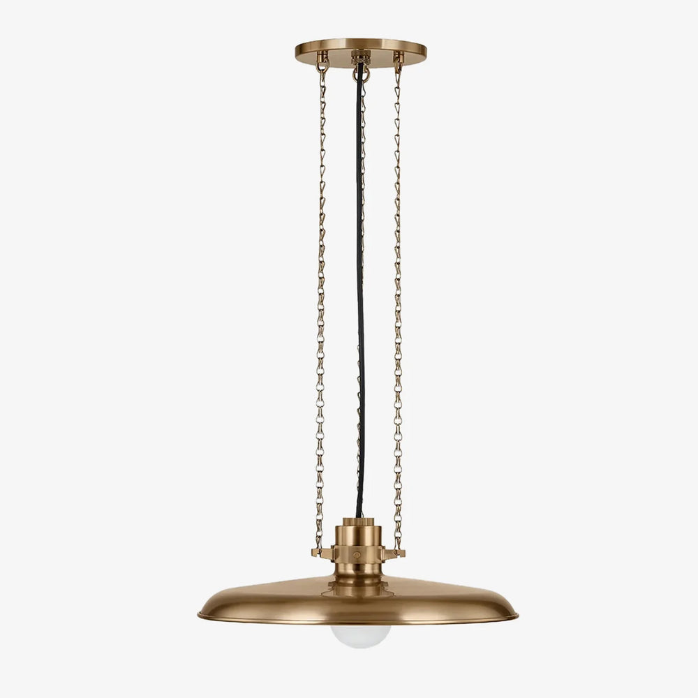 Rainhill Pendant — Dome Hanging Light with Warm Focused Downlight