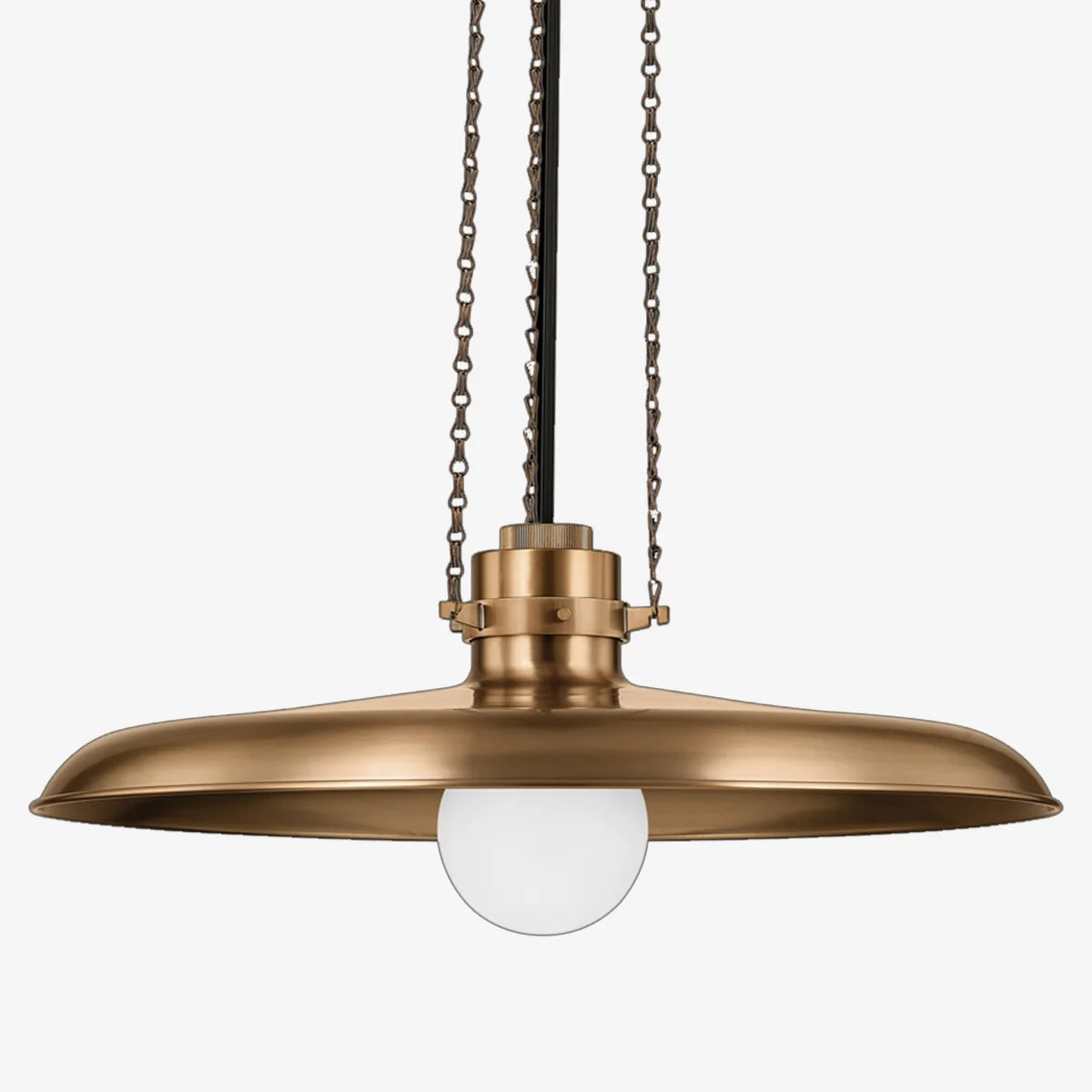 Rainhill Pendant — Dome Hanging Light with Warm Focused Downlight