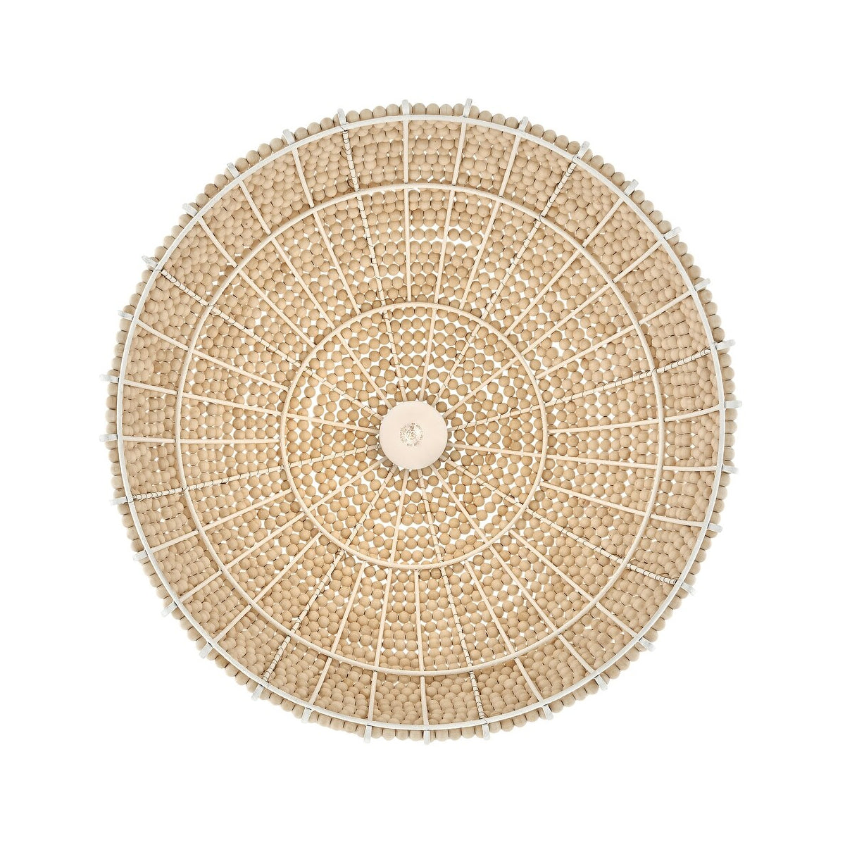 Raquel Artisan Woven Bead Dome Pendant Light