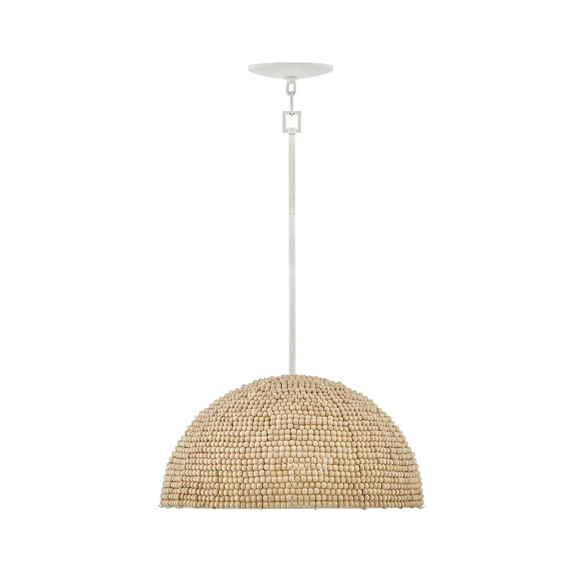 Raquel Artisan Woven Bead Dome Pendant Light