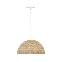 Raquel Artisan Woven Bead Dome Pendant Light