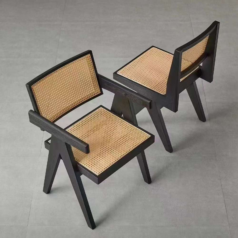 black dining chairs