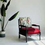 mid century spindle chair