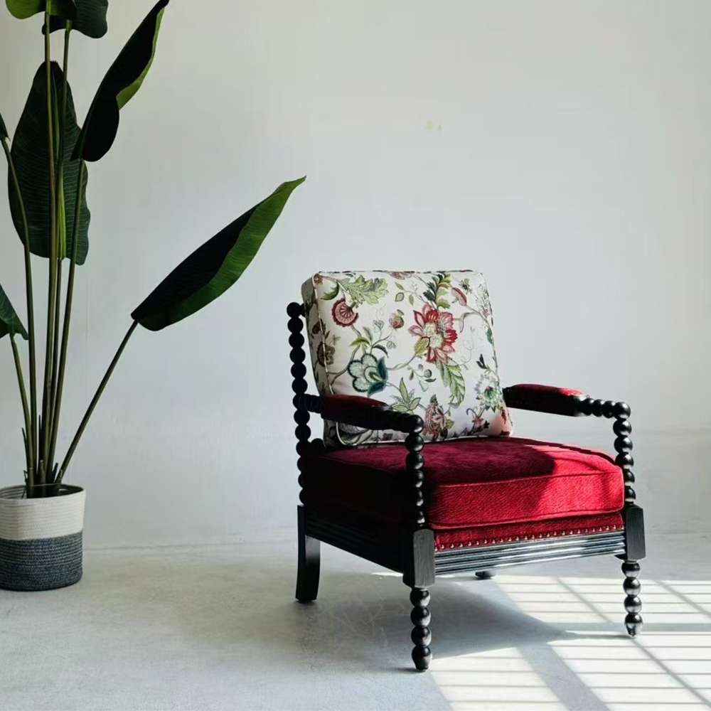 mid century spindle chair