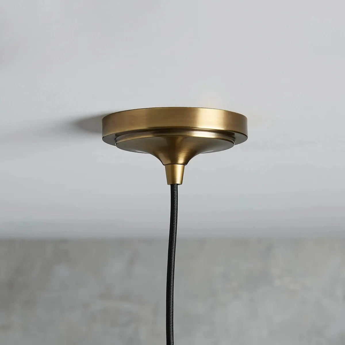 recycled metal dome pendant