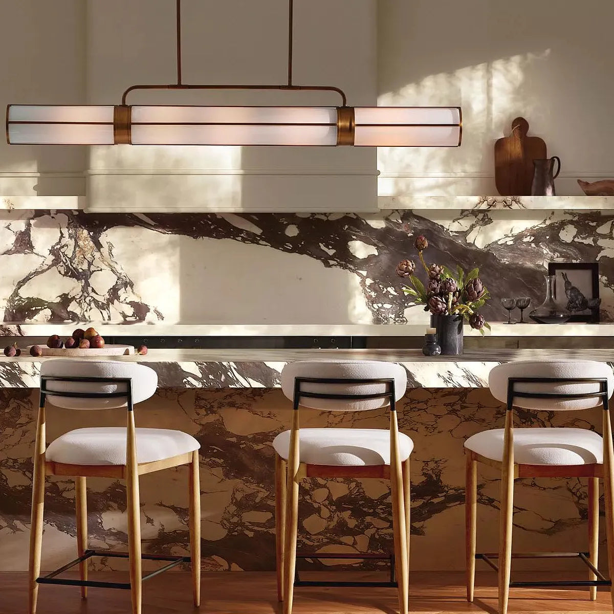 remming linear chandelier