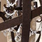 vintage metal globe chandelier