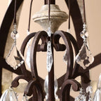 vintage wood globe chandelier