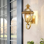 glass outdoor wall lighting