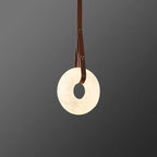ring alabaster pendant lamp
