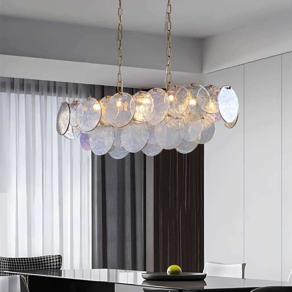wavy pendant light