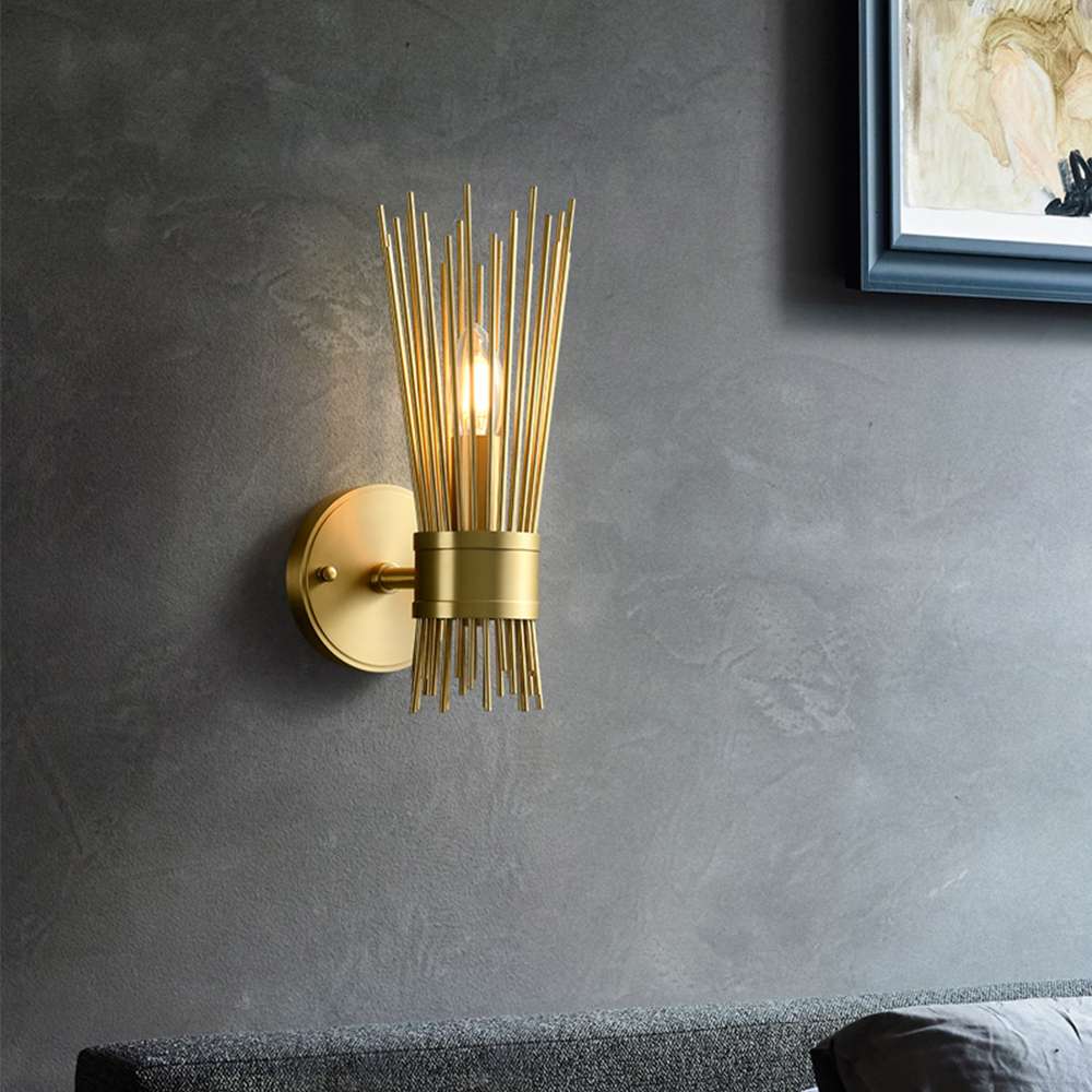 brass wall sconce design