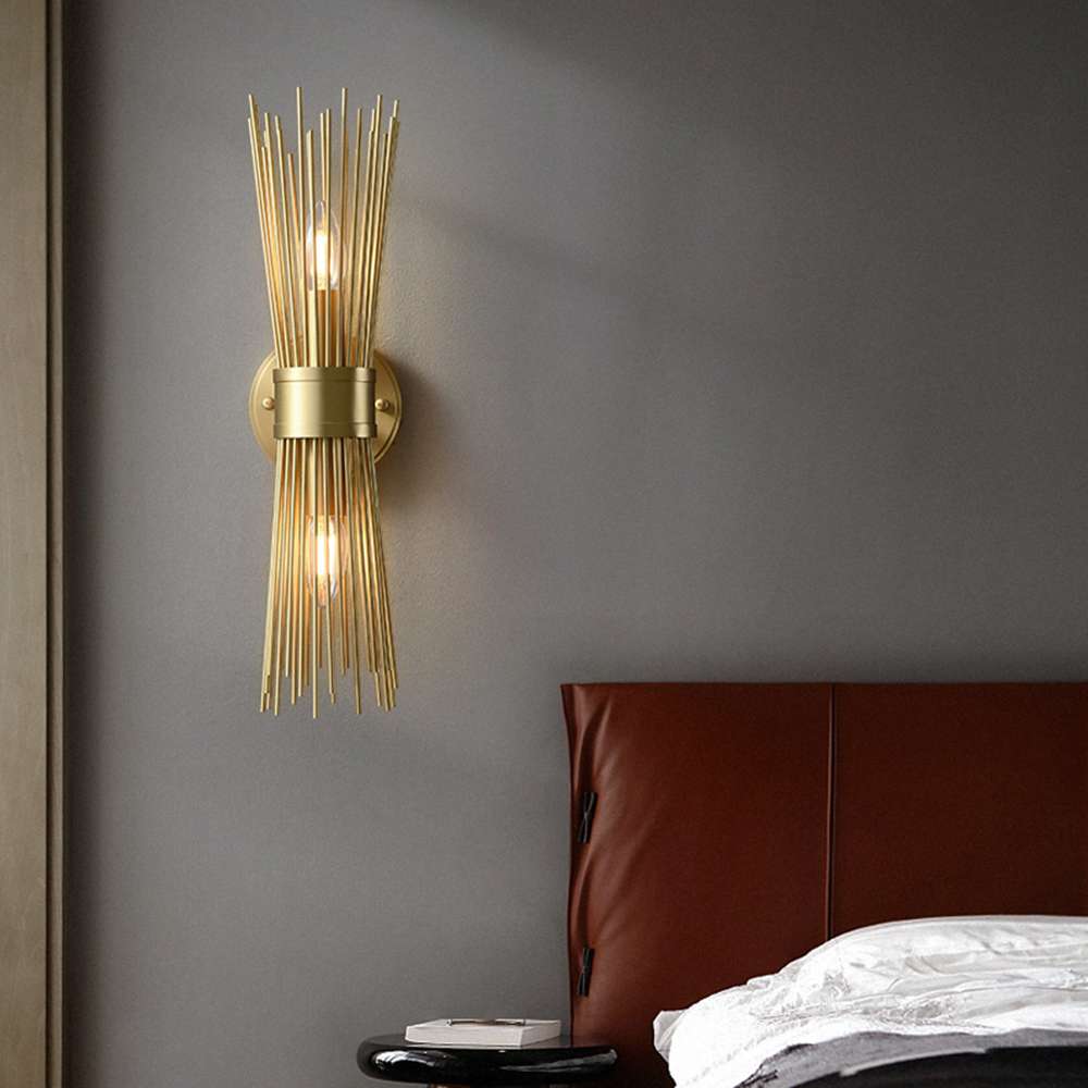 brass wall light fixture