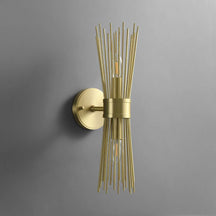 stylish brass wall sconce