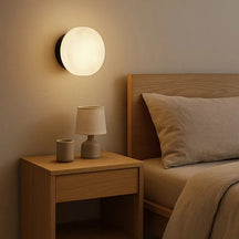Round Alabaster Texture Wall Lamp – Modern LED with Spanish Luxury Design - View 6