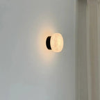 Round Alabaster Texture Wall Lamp – Modern LED with Spanish Luxury Design - View 7