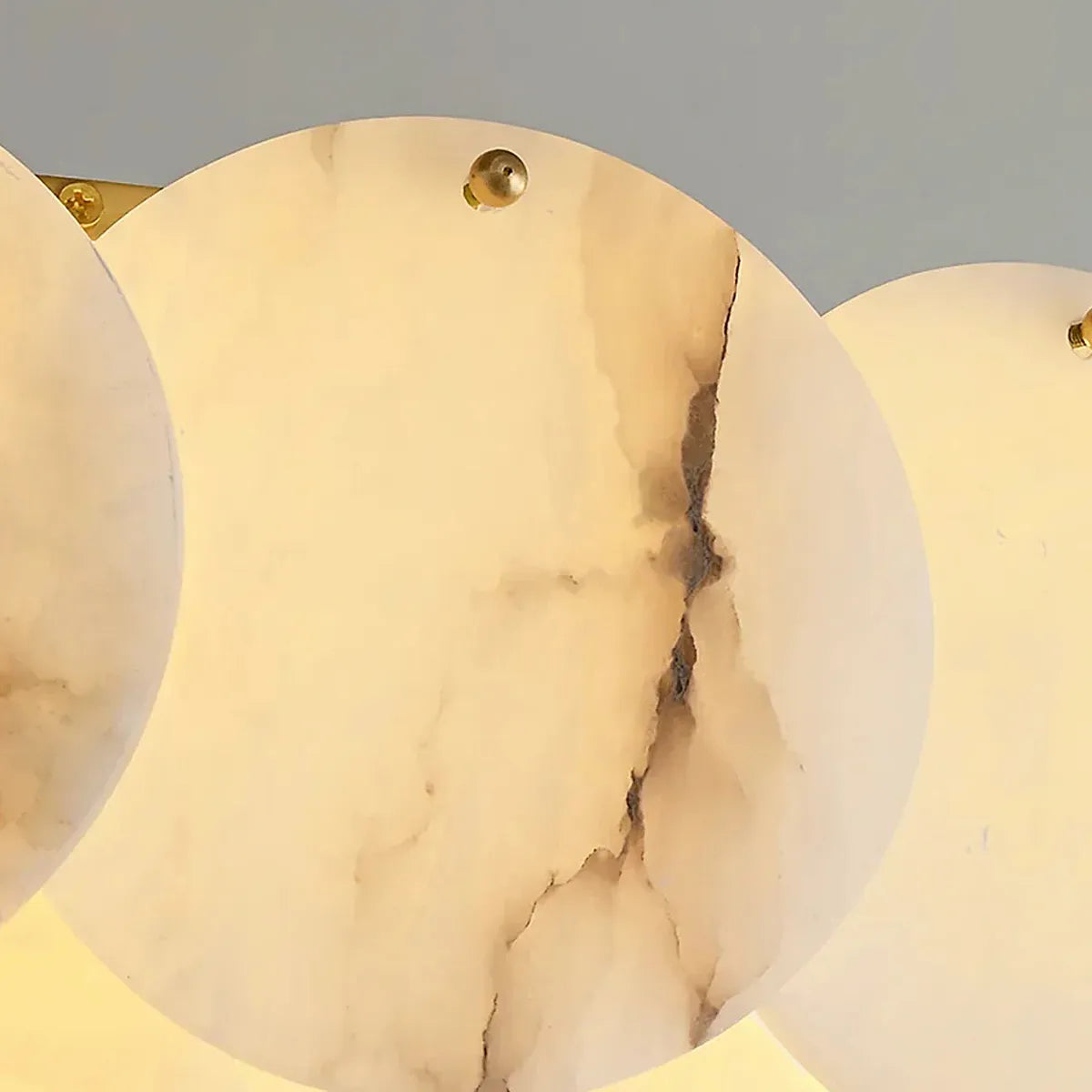 Round Alabaster Wall Lamp | Double-Layer Elegant Accent Lighting - View 5