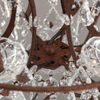 crystal metal chandelier