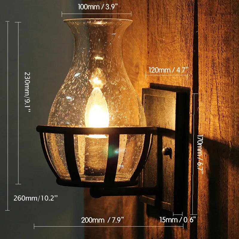 rustic wall sconces