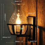 rustic wall sconces