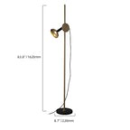 elegant brass floor lamp