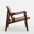 Sagrada Chair, Chestnut Leather Premium Lounge Chair