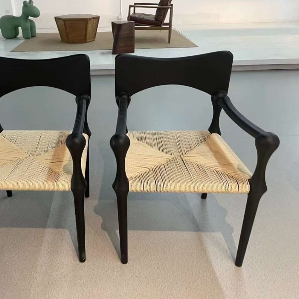 woven dining chairs